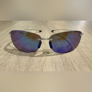 Maui Jim Breakwall Rimless Polarized Lightweight Sunglasses